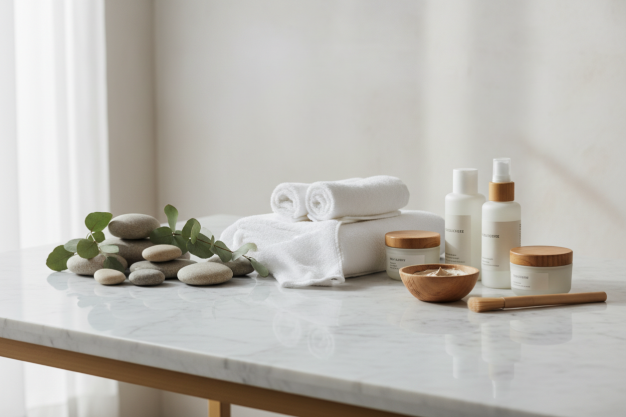 Luxury, clean, calm, and natural